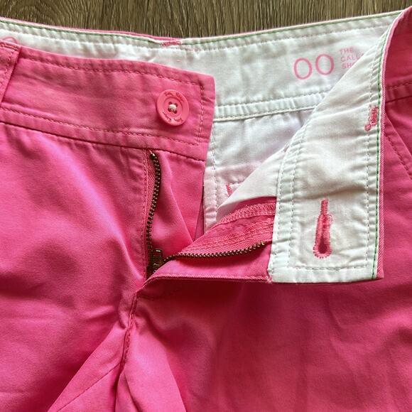 Lilly Pulitzer Callahan 5" Shorts Pink Size 00 Preppy Resortwear Cotton - Picture 2 of 4